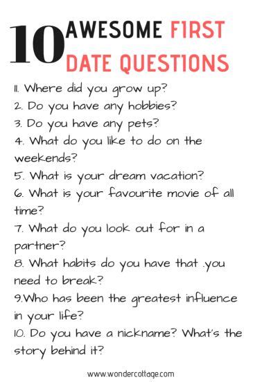 first time dating questions